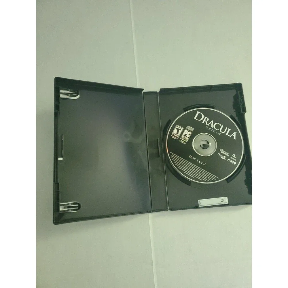 Dracula Origin (PC, 2009) 3 Disc PC Game, No Manual, Vampires, Rated T